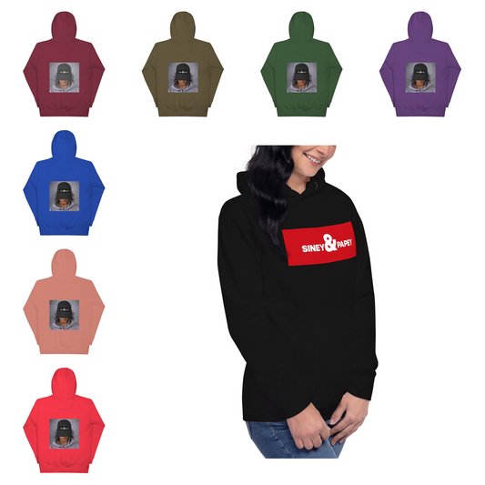 Sudadera con capucha unisex, sudadera para mujeres, sudaderas con estampado trasera, sudaderas sineypapey