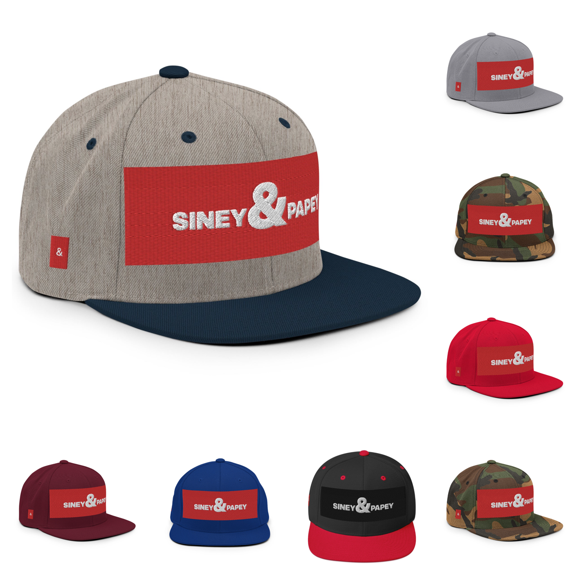 Gorras unisex, gorras planas, gorras sineypapey