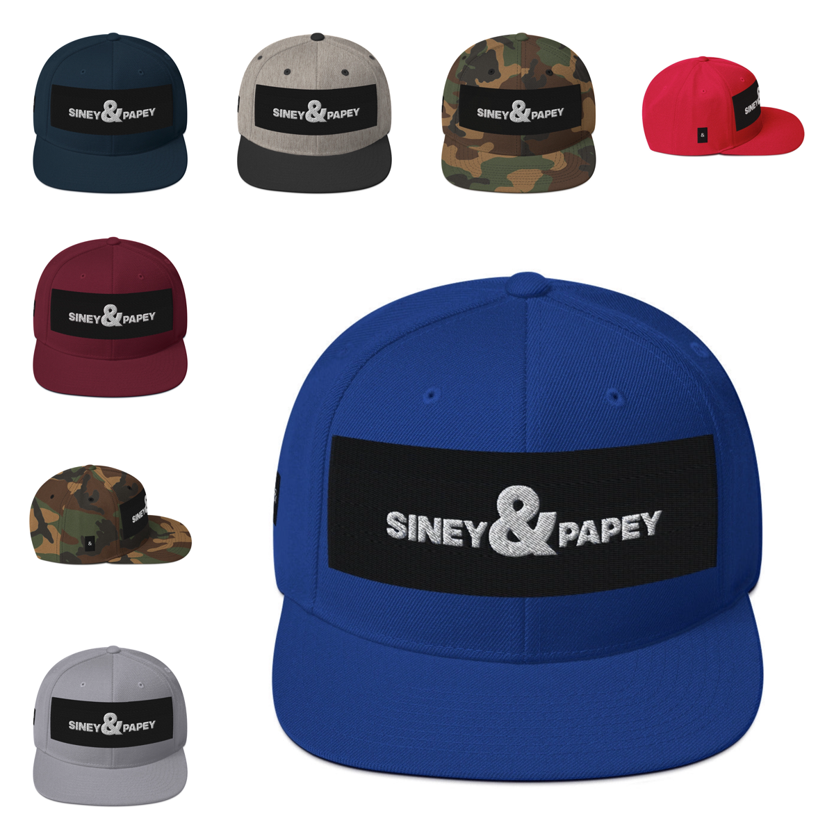 Gorras unisex, gorras planas, gorras sineypapey