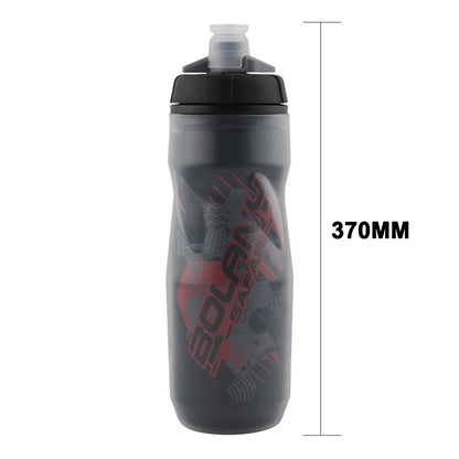 Botella de agua para bicicleta Bolany de 600 ml, ligera, para montaña, PP5, resistente al calor y al hielo, para deportes al aire libre, equipo de ciclismo