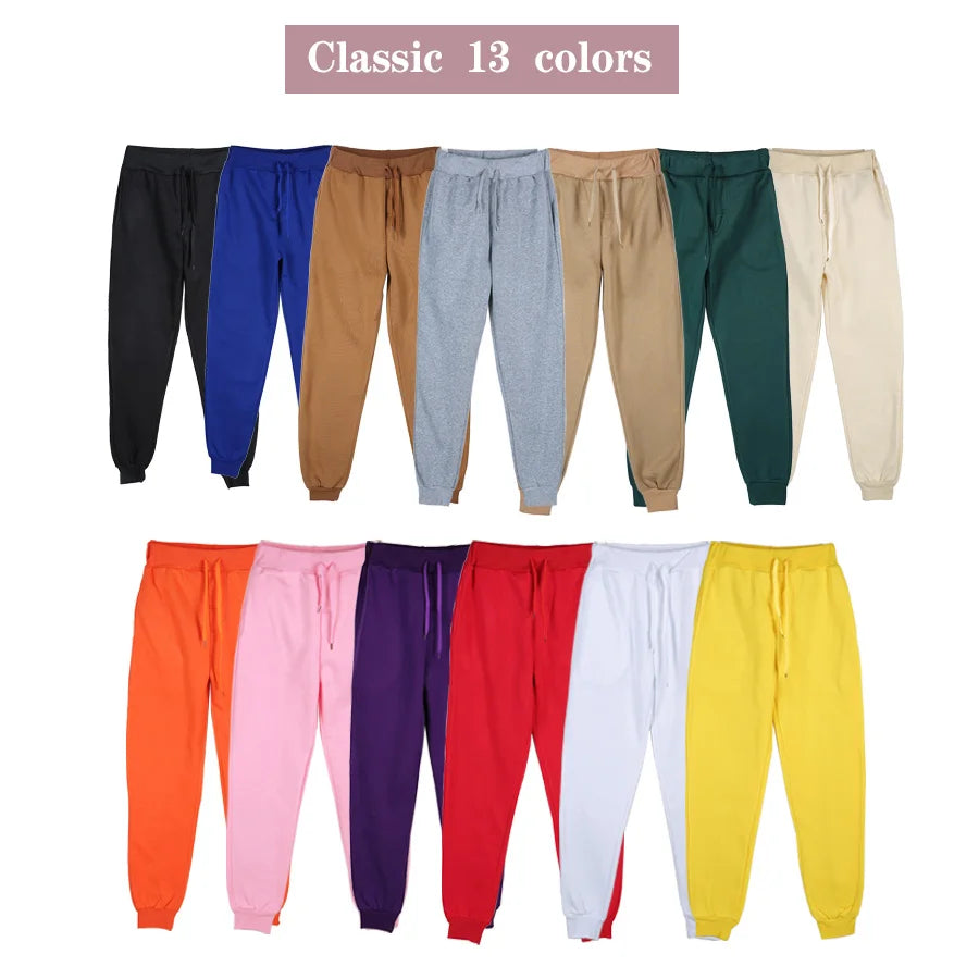 Pantalones deportivos de entrenamiento para hombre y mujer, para otoño e invierno, para correr, informales, cómodos, para uso diario