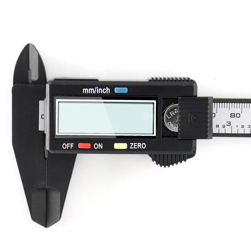 Calibrador Vernier electrónico Digital LCD, herramienta de medición de micrómetro, 100mm, 150mm, 6 pulgadas, novedad