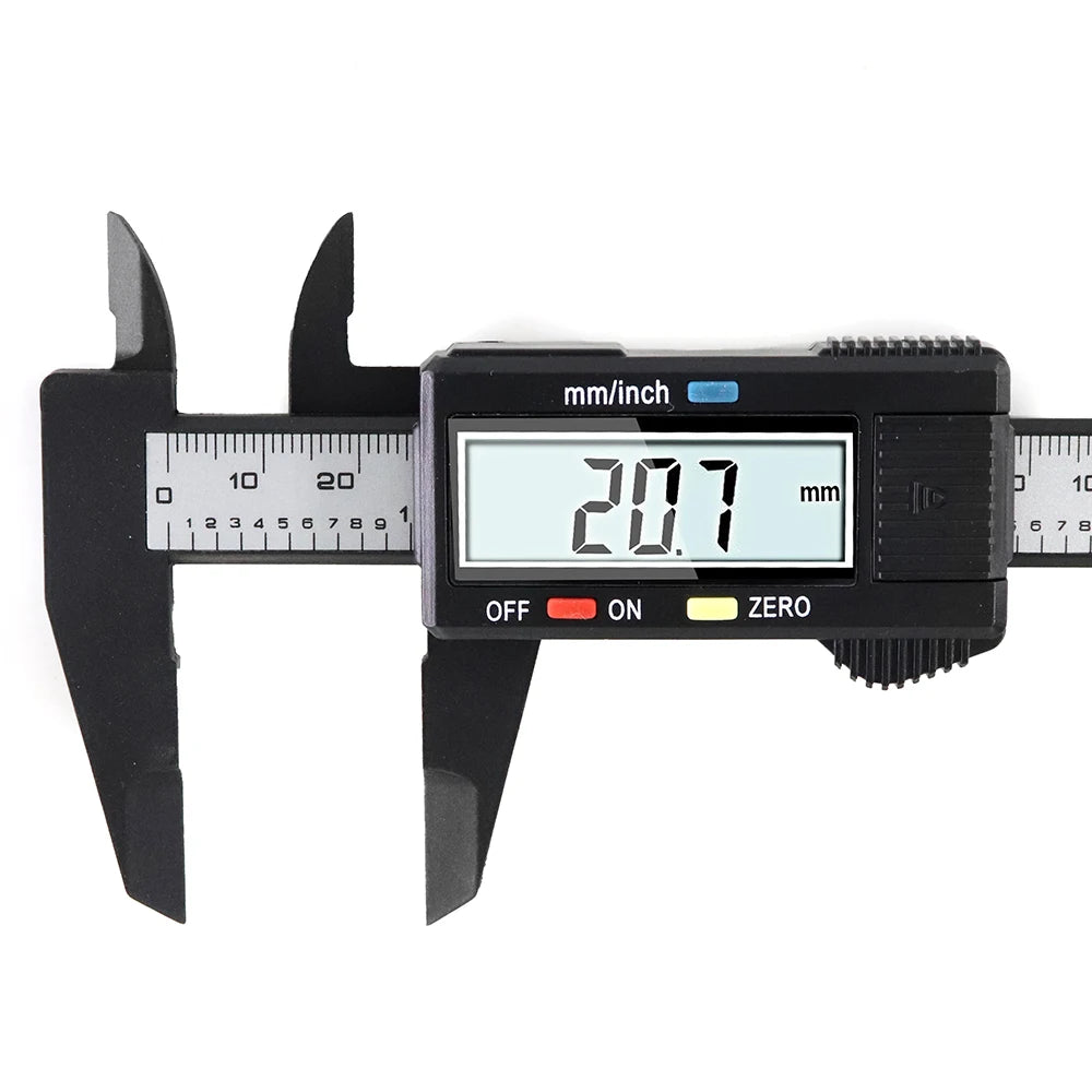 Calibrador Vernier electrónico Digital LCD, herramienta de medición de micrómetro, 100mm, 150mm, 6 pulgadas, novedad