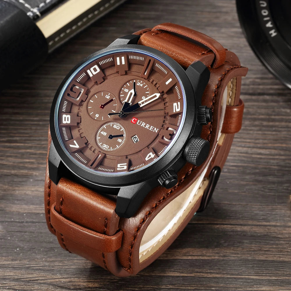 Relojes Curren para Hombre,  marca superior de lujo