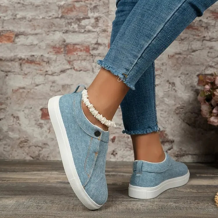 Zapatillas deportivas transpirables para mujer, zapatos vulcanizados con plataforma, diseño de moda