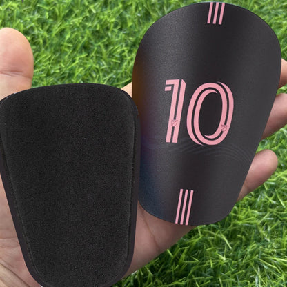 1 par de mini espinilleras de fútbol para entrenamiento de fútbol, equipo de protección para piernas, resistente al desgaste, protector de piernas con absorción de impactos para niños