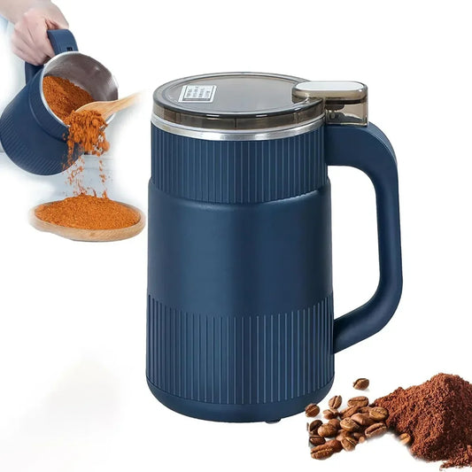 Molinillo de café eléctrico de acero inoxidable de 500 ml, molinillo de granos, máquina de molienda de granos para el hogar, máquina de molienda de granos de café eléctrica para cocina