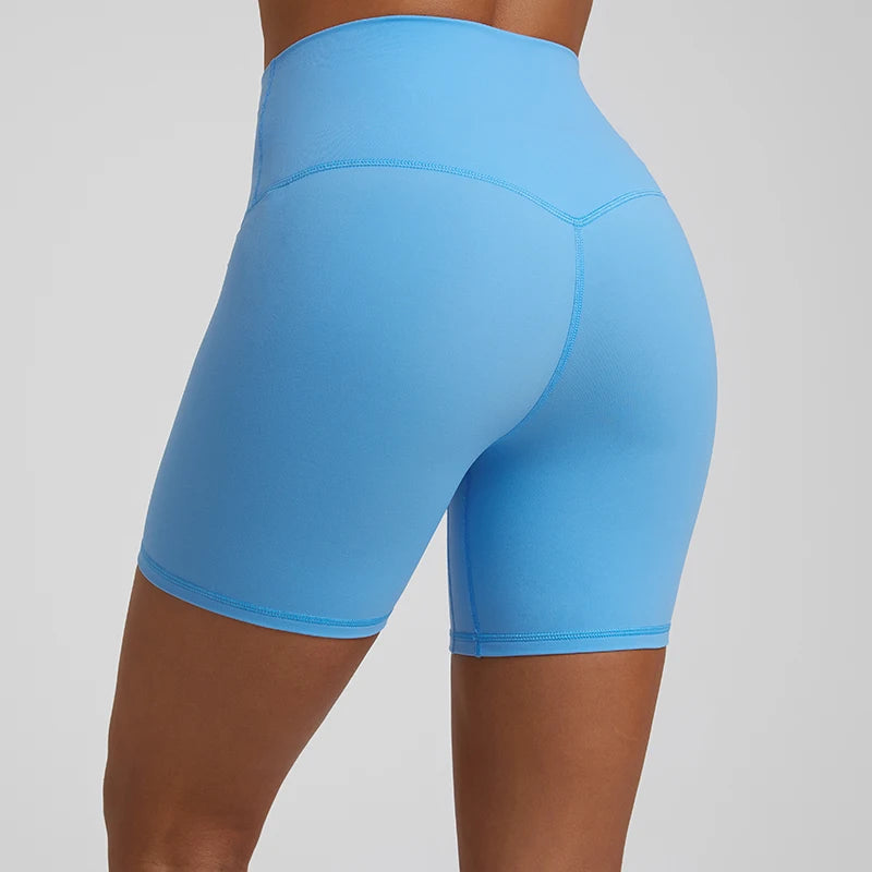 Pantalones  mallas deportivas de LICRA para mujer, pantalones cortos de Yoga suaves para entrenamiento de gimnasio