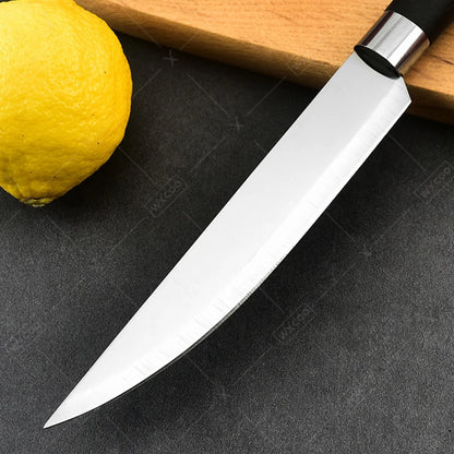 Cuchillo de cocina profesional, cuchillo para frutas y verduras, cuchillo rebanador de acero inoxidable, cuchillo de carnicero para chef, cuchillos para deshuesar, herramienta de cocina