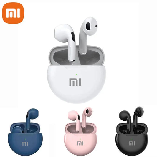 Auriculares originales XIAOMI Air Pro 6 TWS 9D HIFI, auriculares de música con Bluetooth para iPhone y Android, auriculares inalámbricos