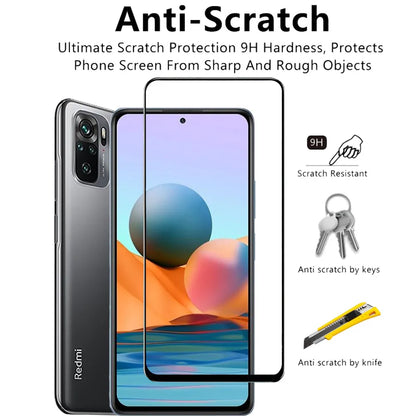 Protectores de pantalla Vidrio Templado Para Xiaomi Redmi Note 10 ,11, 12,13, Pro 5G Protectores de Pantalla Redmi Note 12S 11S 10S Película Protectora Note10 S Película Note11 Glass Redmi Note12 Pro Plus película para de cámara