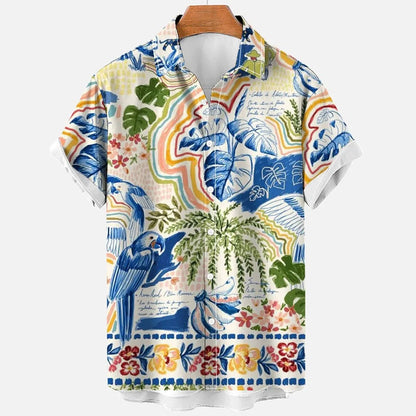 Camisas hawaianas para hombre, moda, cómodas, unisex, de manga corta, para playa, viajes, surf, camisas casuales