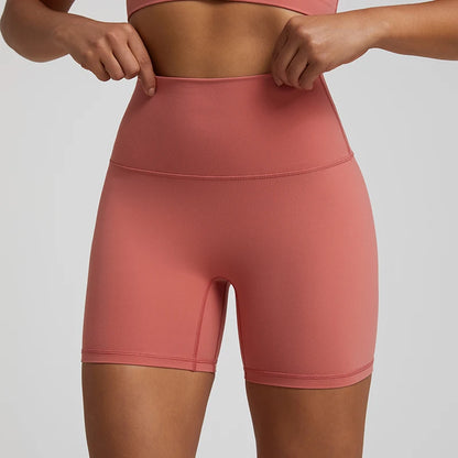 Pantalones  mallas deportivas de LICRA para mujer, pantalones cortos de Yoga suaves para entrenamiento de gimnasio