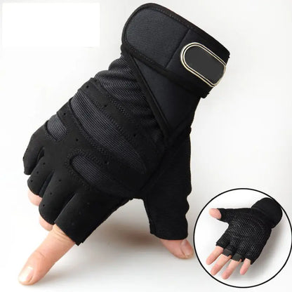 Guantes con mancuernas para hombres y mujeres, levantamiento de pesas, crossfit, culturismo, entrenamiento deportivo, gimnasio, guantes de entrenamiento, protector de muñeca antideslizante