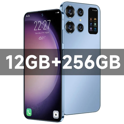 Teléfono inteligente S24 Ultra versión global Snapdragon8 Gen2 16G+1T 7000mAh 48+72MP 4G/5G Android Teléfono móvil Dual SIM Desbloqueo facial