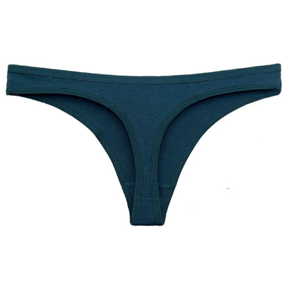 5 piezas/juego de bragas de algodón, tanga, bragas para mujer, ropa interior sexy, lencería femenina, tanga para mujer, bragas íntimas de color sólido