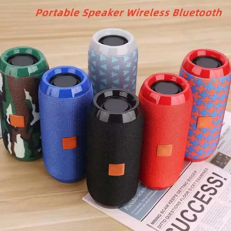 Altavoz Bluetooth portátil, impermeable, estéreo para exteriores, compatible con radio TF, mini sistema de sonido inalámbrico móvil, radio FM