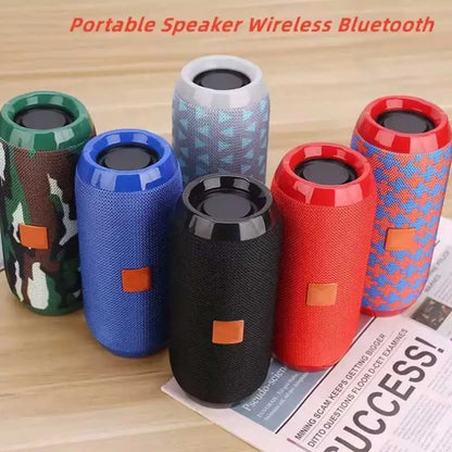 Altavoz Bluetooth portátil, impermeable, estéreo para exteriores, compatible con radio TF, mini sistema de sonido inalámbrico móvil, radio FM