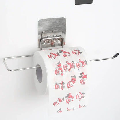 Soporte de papel higiénico, almacenamiento para baño, soporte para papel de cocina, gancho de pared para cocina, soporte de papel higiénico, organizador para el hogar, accesorios de baño