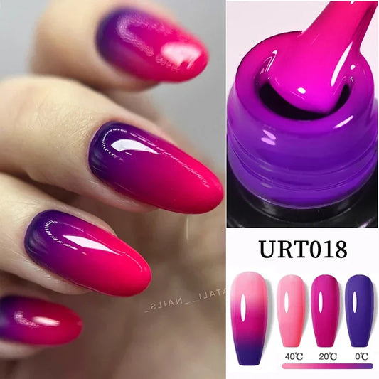 UR SUGAR-esmalte de uñas en Gel que cambia de Color, 3 capas, térmico, semipermanente, UV, LED, para manicura artística, 7,5 ml