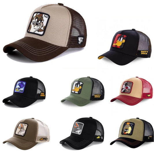 Gorra de béisbol de algodón con diseño de dibujos animados de Anime de marca de alta calidad, gorra de béisbol para hombres y mujeres