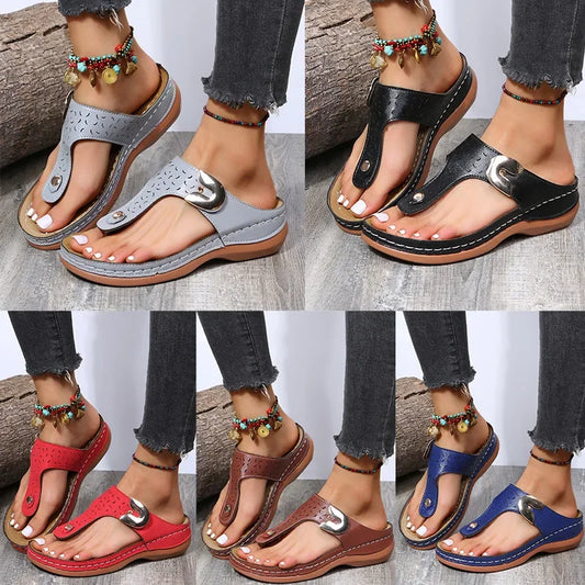 Sandalias de verano con punta abierta para mujer