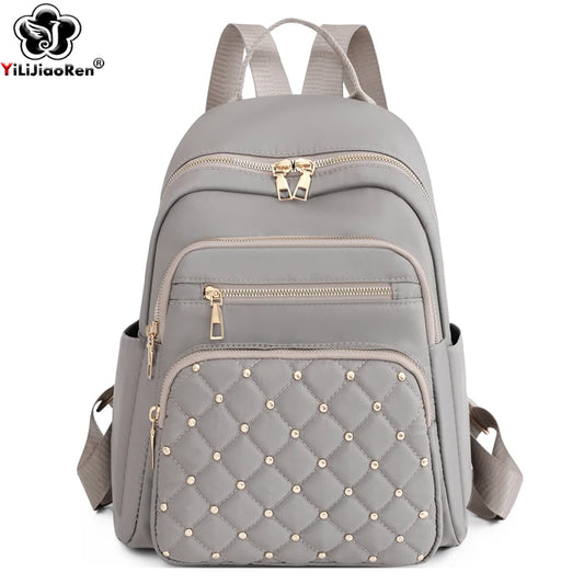 Mochila de moda para mujer, mochilas de nailon de alta calidad, mochila de viaje grande para mujer, mochilas escolares grandes para chicas adolescentes, bolso de hombro