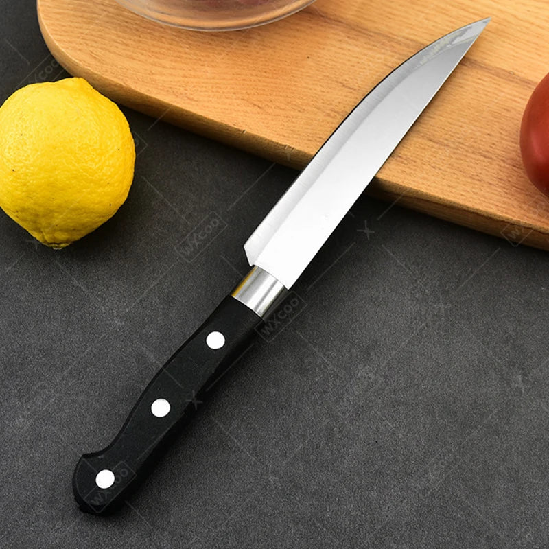 Cuchillo de cocina profesional, cuchillo para frutas y verduras, cuchillo rebanador de acero inoxidable, cuchillo de carnicero para chef, cuchillos para deshuesar, herramienta de cocina