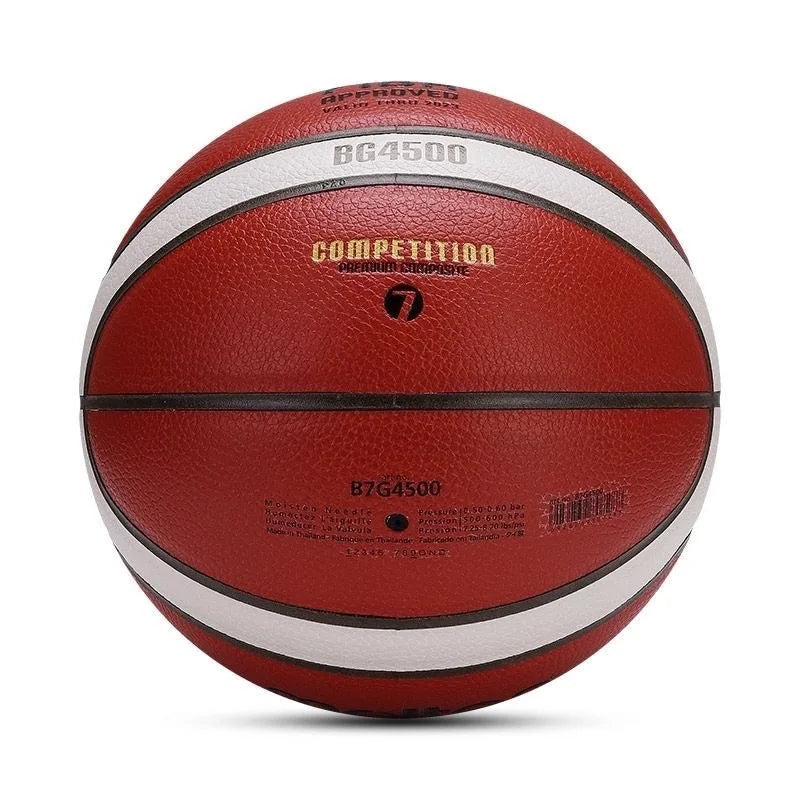 Nuevo estilo, pelota de baloncesto de entrenamiento para hombres, Material PU, tamaño 7/6/5, baloncesto de interior y exterior,