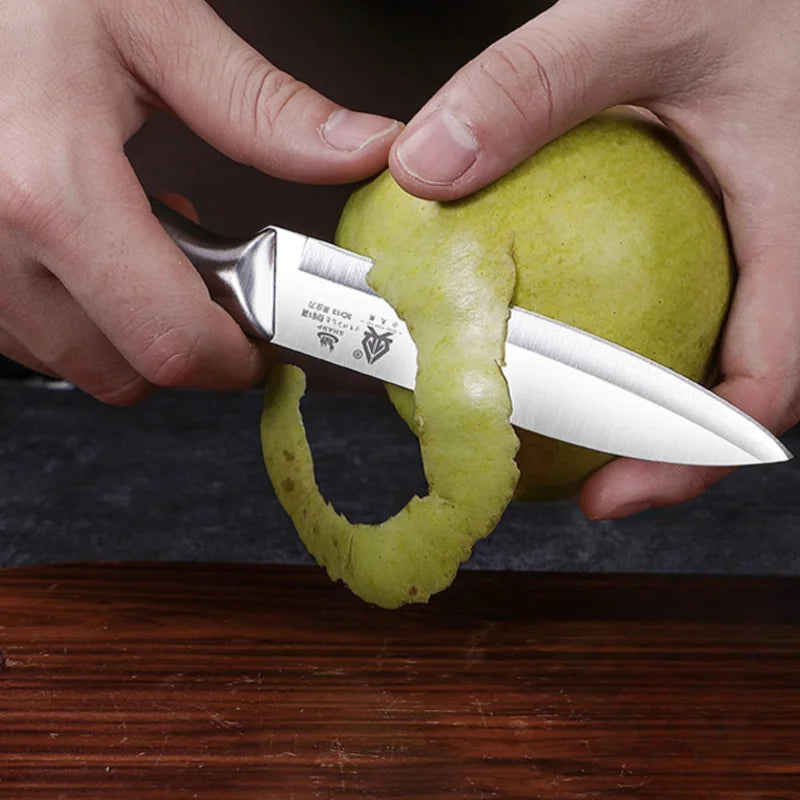 Juego de cuchillos de acero inoxidable de una pieza PLYS Cuchillo de cocina multiusos Cuchillo multiusos Cuchillo para melón y fruta