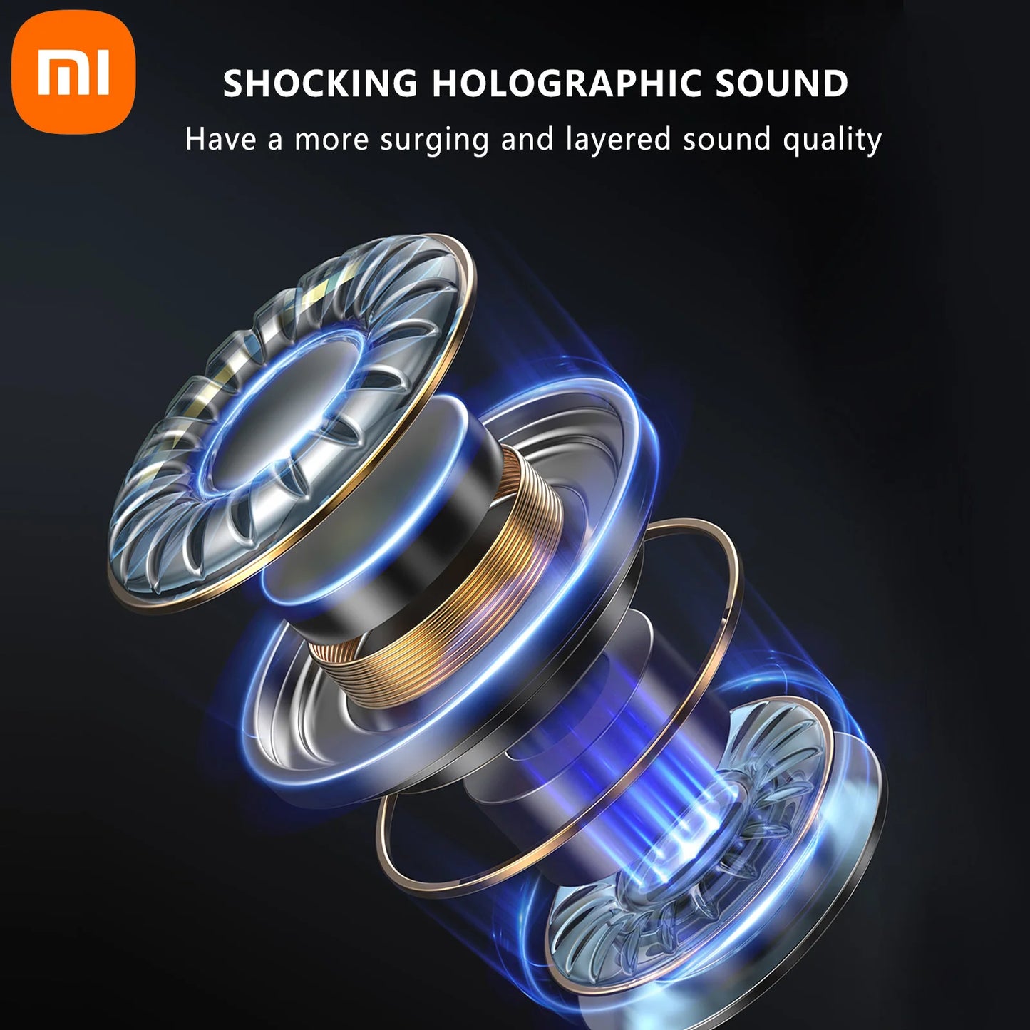 Auriculares inalámbricos verdaderos XIAOMI AP05 con sonido estéreo HIFI y Bluetooth 5,3, auriculares deportivos MIJIA con micrófono para Android e iOS