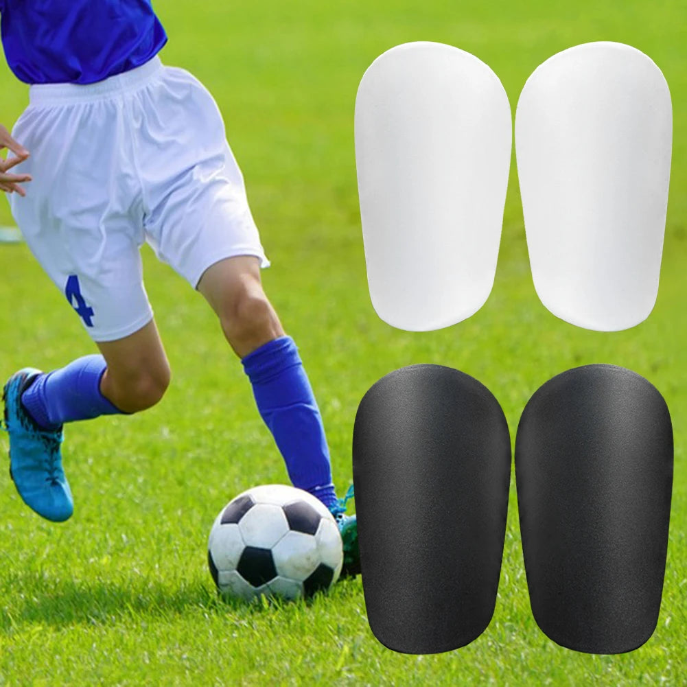 1 par de mini espinilleras de fútbol resistentes al desgaste que absorben los golpes y son ligeras y portátiles para entrenamiento de fútbol