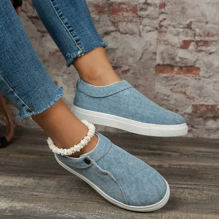 Zapatillas deportivas transpirables para mujer, zapatos vulcanizados con plataforma, diseño de moda