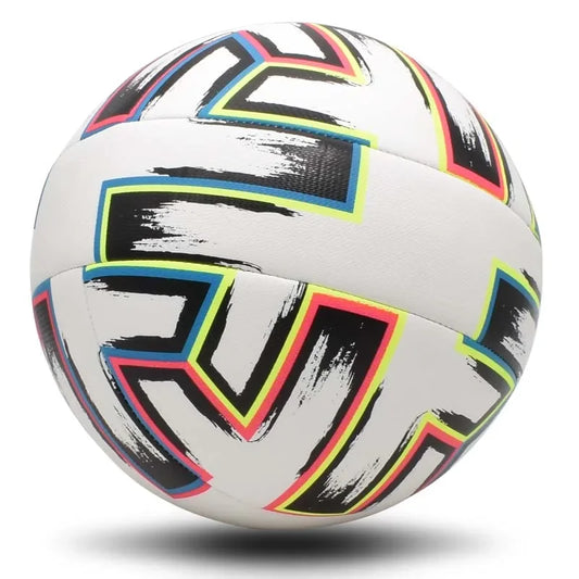 Balones de fútbol de tamaño estándar 5, balón cosido a máquina, Material de PU, pelotas de entrenamiento de fútbol para partidos de liga deportiva de alta calidad