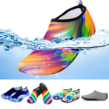 Zapatos de agua unisex, calcetines de buceo para natación, sandalias de playa de verano para agua, zapatos planos, zapatillas antideslizantes