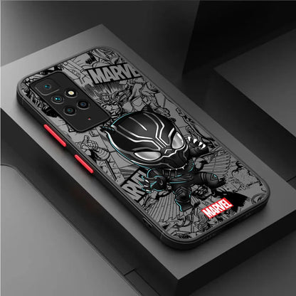 Funda de teléfono de dibujos animados Marvel Groot Spiderman para Xiaomi Redmi 9A 10C K40 Pro A1 9C 9 10 12C A2 9T, funda a prueba de golpes