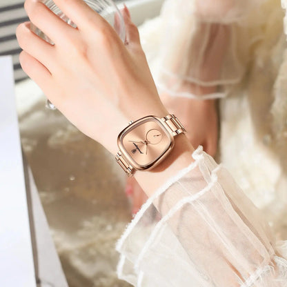 POEDAGAR Reloj de lujo para mujer Reloj de cuarzo de acero inoxidable resistente al agua para mujer Relojes de mujer de alta calidad Reloj elegante para mujer