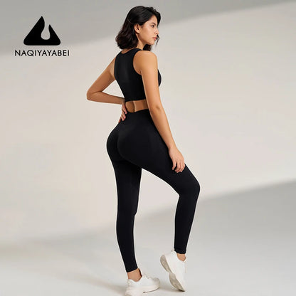 Conjunto ropa de ejercicio de Fitness sin costuras, ropa interior de entrenamiento de Fitness