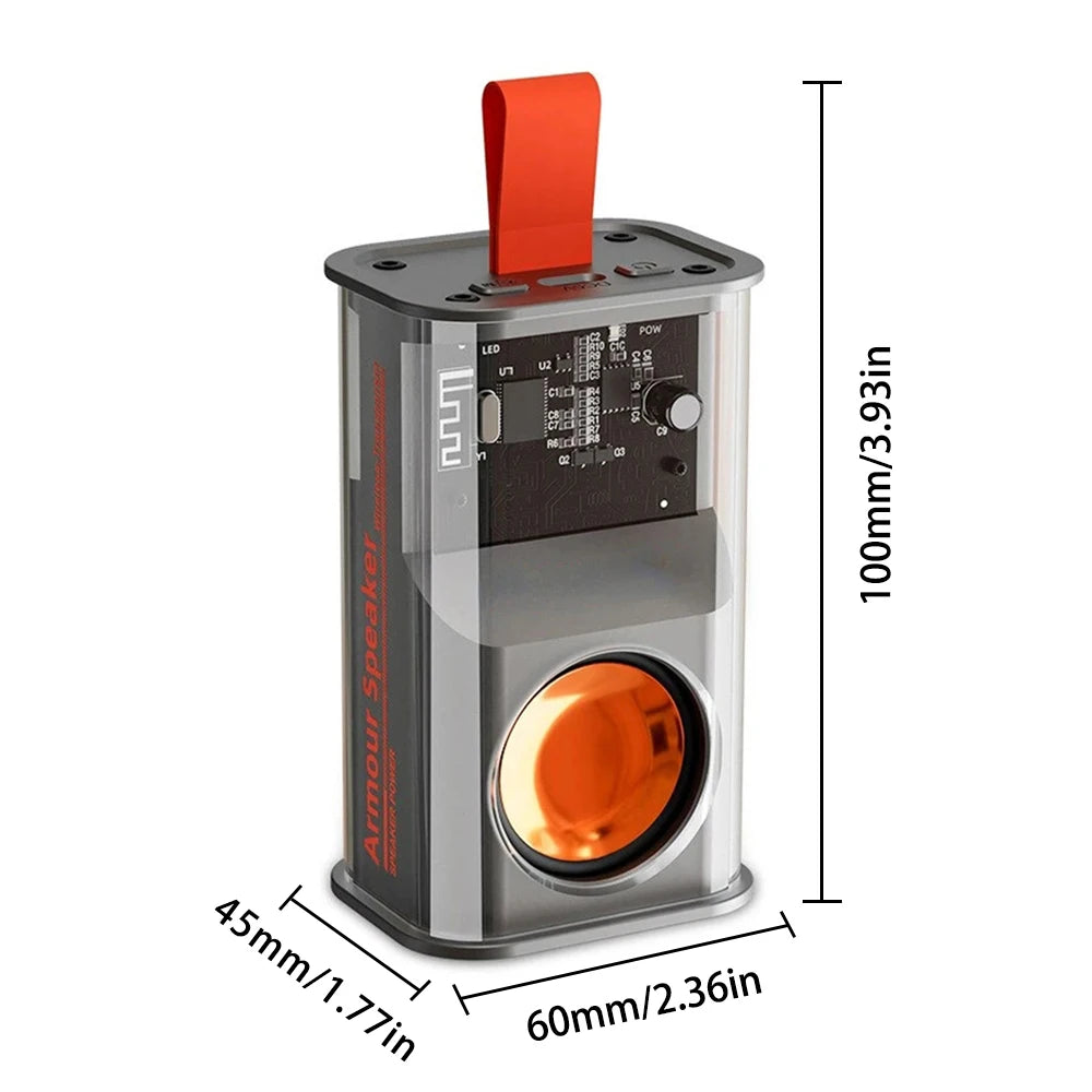 Altavoces Bluetooth inalámbricos Subwoofer portátil Altavoz estéreo Reproductor de audio envolvente tipo C Altavoz Bluetooth V5.3