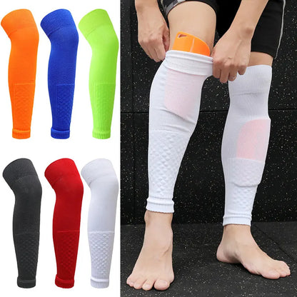 calentadores de piernas para baloncesto, fútbol, calcetines deportivos para hombres, calcetines elásticos para adultos, protectores de espinillas para fútbol, calcetines para pantorrillas para niños