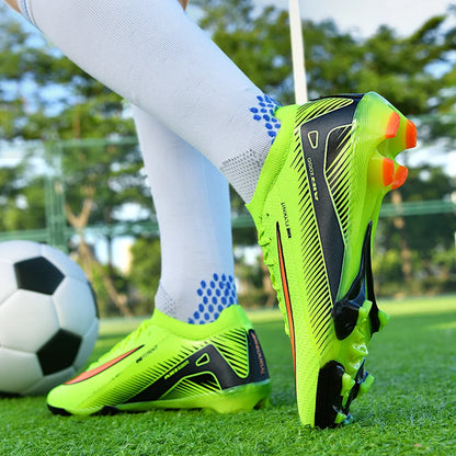 Zapatos de fútbol de alta calidad para hombre, botines de fútbol de césped antideslizantes para niños, botas de fútbol de entrenamiento TF/FG Chuteira Campo 35-45