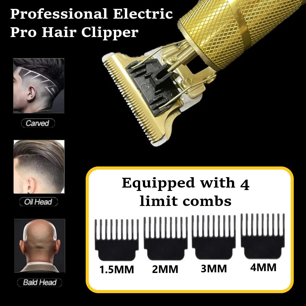 Maquinilla eléctrica para cortar el pelo para hombres, Afeitadora eléctrica profesional, Máquina para cortar cabello, cortadora de peluquero inalámbrica