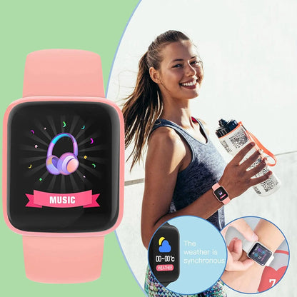 Reloj inteligente multifuncional para hombre y mujer, pulsera deportiva con Bluetooth, Monitor de sueño y música, D20, Y68