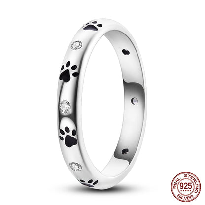 Nuevos anillos para mujer, 100 % plata de ley 925, con forma de estrella y luna, anillos de circonita de colores, joyería fina para bodas, compromisos y cumpleaños