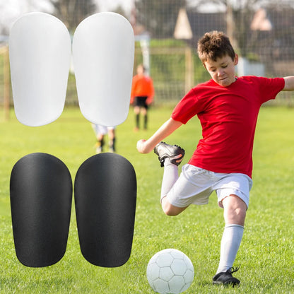 1 par de mini espinilleras de fútbol resistentes al desgaste que absorben los golpes y son ligeras y portátiles para entrenamiento de fútbol