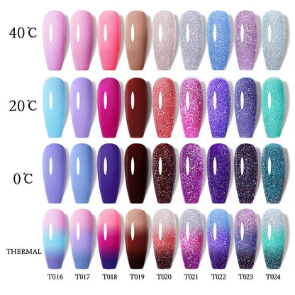 UR SUGAR-esmalte de uñas en Gel que cambia de Color, 3 capas, térmico, semipermanente, UV, LED, para manicura artística, 7,5 ml