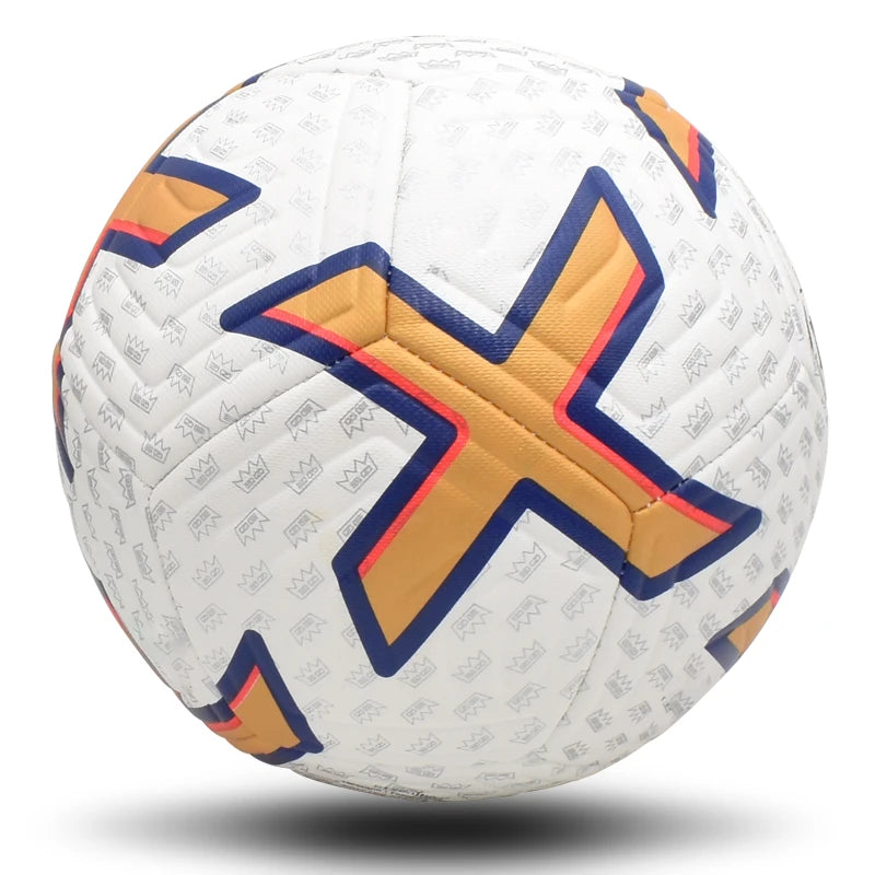 Balones de fútbol de tamaño estándar 5, balón cosido a máquina, Material de PU, pelotas de entrenamiento de fútbol para partidos de liga deportiva de alta calidad