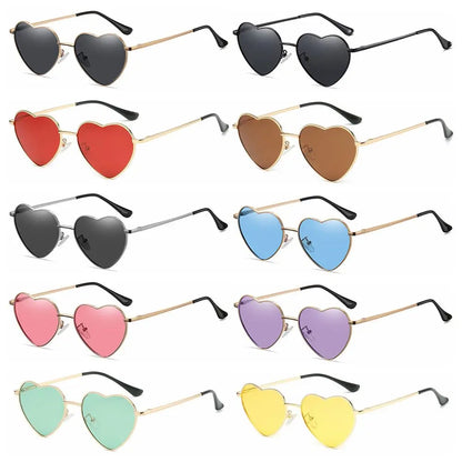 Gafas de sol en forma de corazon para mujer